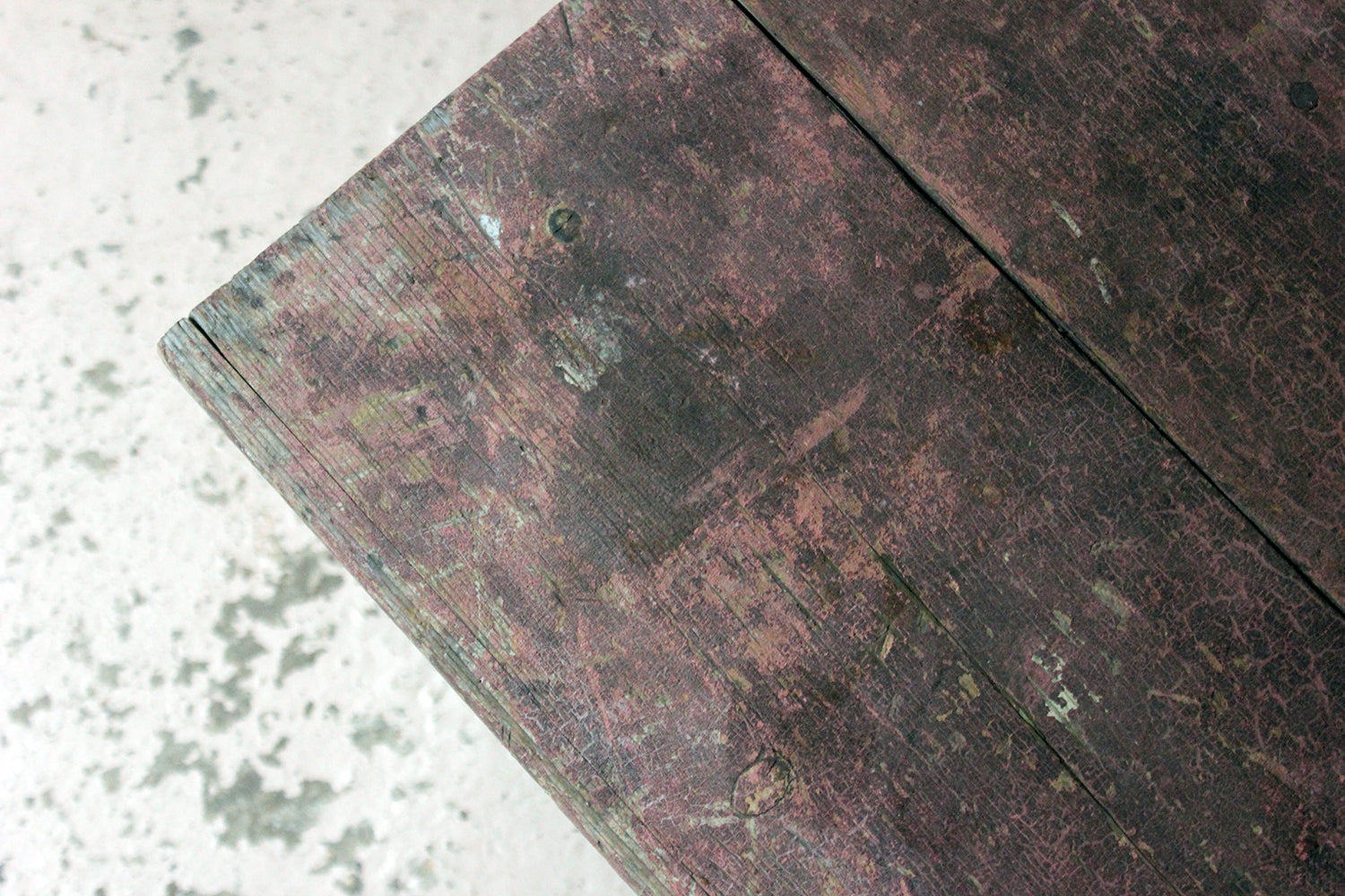 A Decorative Late Victorian Pink Painted Pine Trunk c.1900