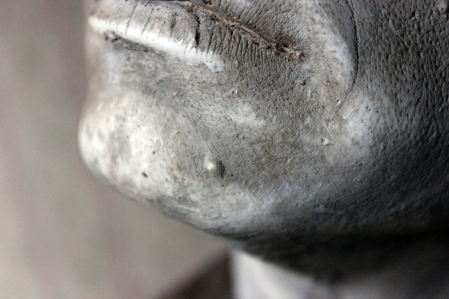 A Finely Cast Early 20thC Plaster Life Mask of a Gentleman