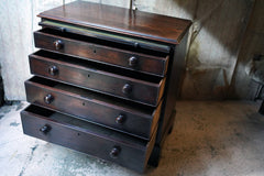 A Good George III Mahogany Bachelors Chest of Drawers c.1780