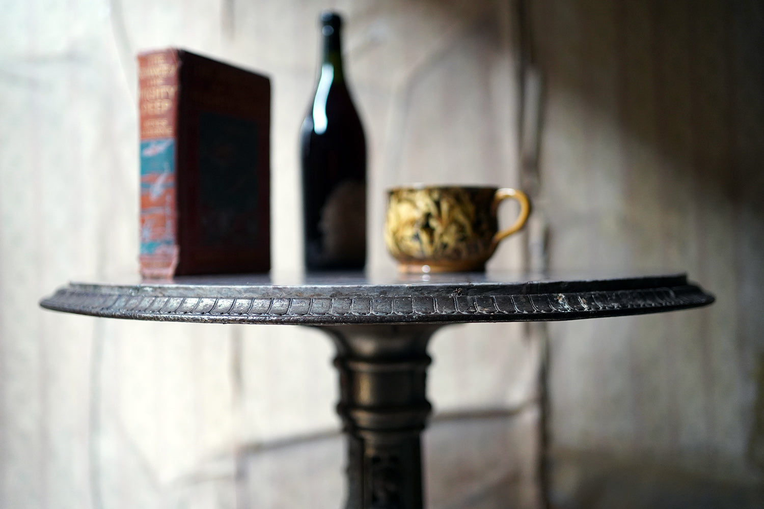 A Cast Iron & Portasanta Brecchia Marble Circular Occasional Table c.1870-80