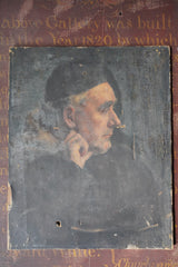 A 19thC Oil on Canvas Portrait of a Contemplative Gentleman c.1870