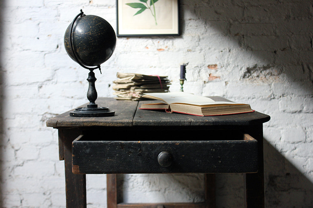 A Charming Mid-19thC Provincial Stained Pine Farmhouse Table c.1840-50
