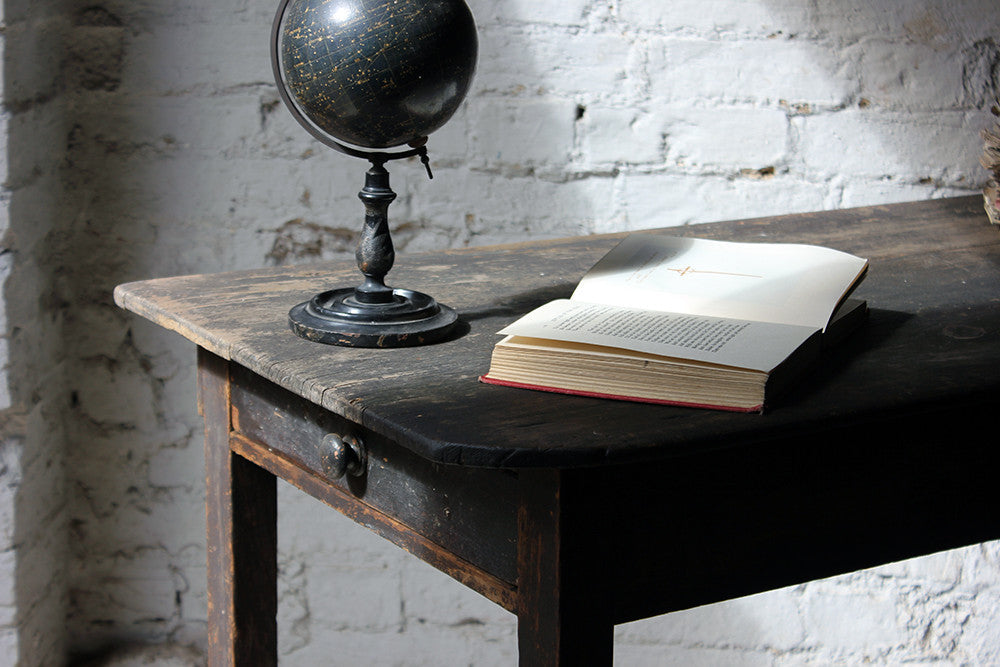 A Charming Mid-19thC Provincial Stained Pine Farmhouse Table c.1840-50