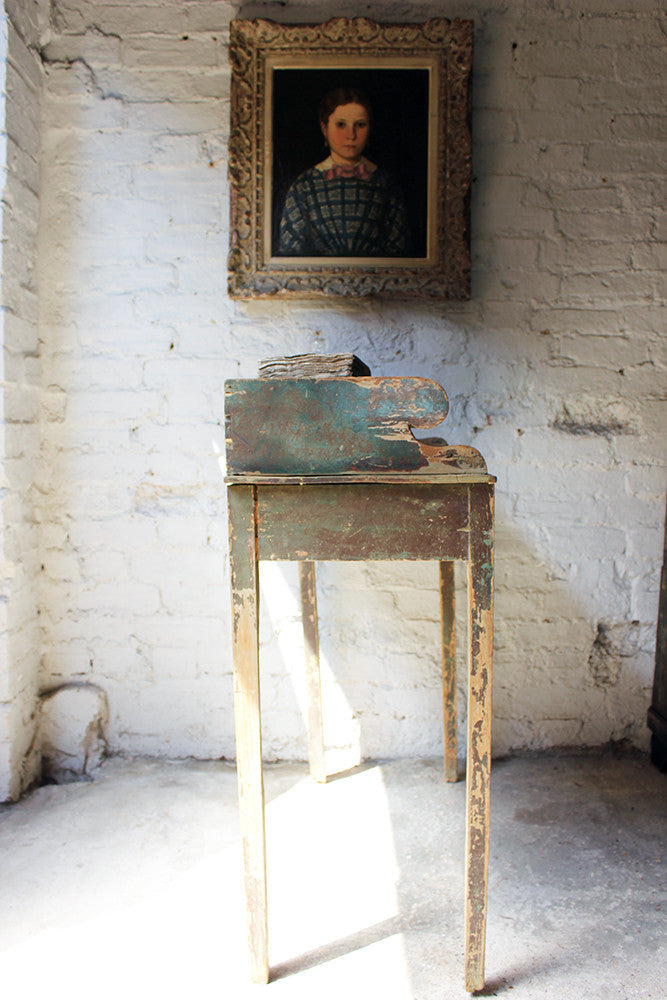 A Decorative Provincial Painted Pine Side Table c.1830