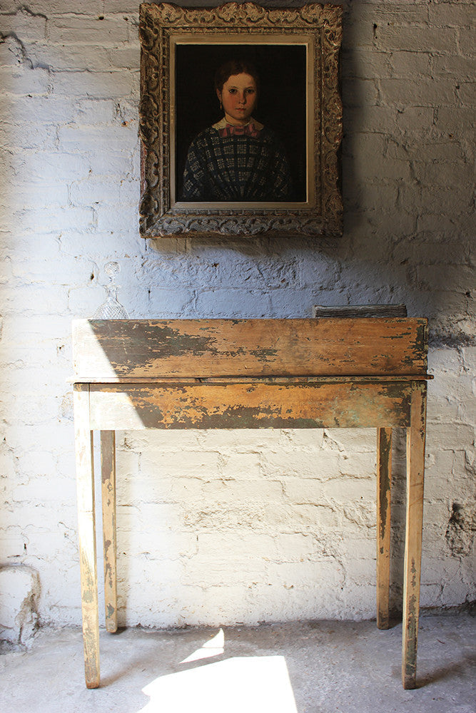 A Decorative Provincial Painted Pine Side Table c.1830