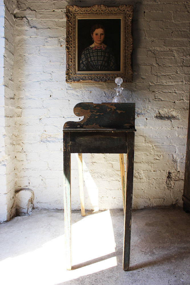 A Decorative Provincial Painted Pine Side Table c.1830
