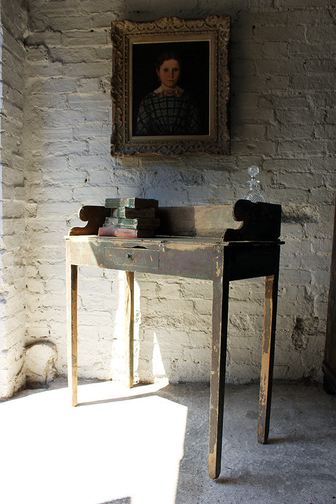 A Decorative Provincial Painted Pine Side Table c.1830