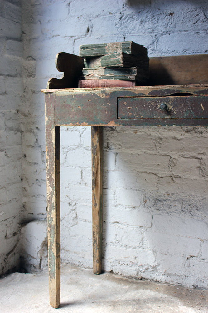 A Decorative Provincial Painted Pine Side Table c.1830