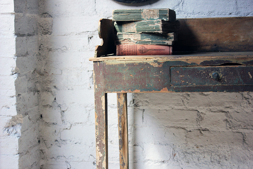A Decorative Provincial Painted Pine Side Table c.1830