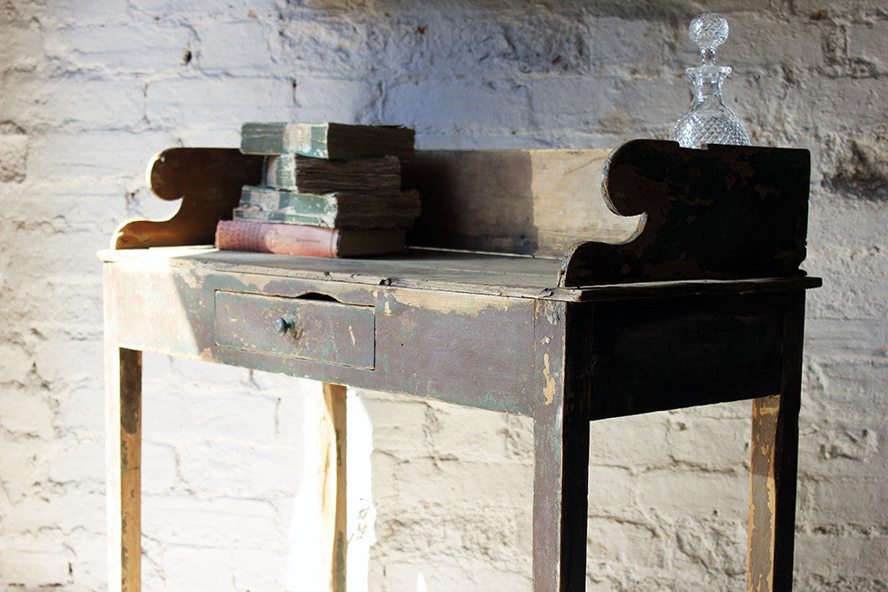 A Decorative Provincial Painted Pine Side Table c.1830