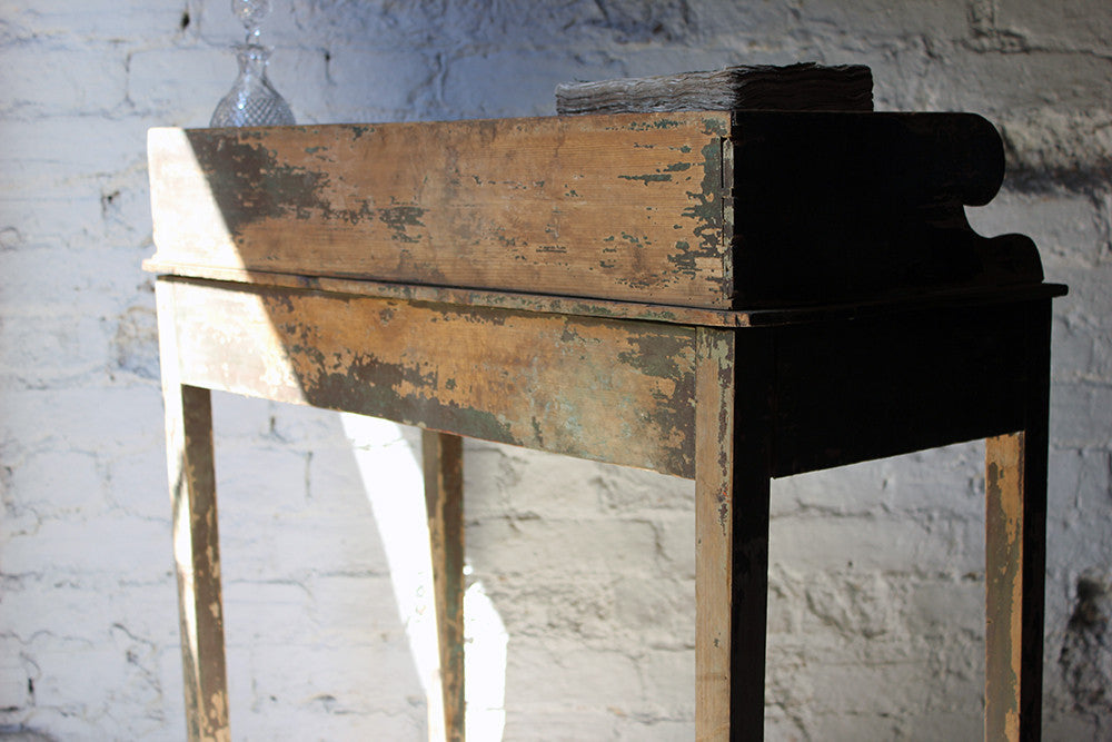A Decorative Provincial Painted Pine Side Table c.1830