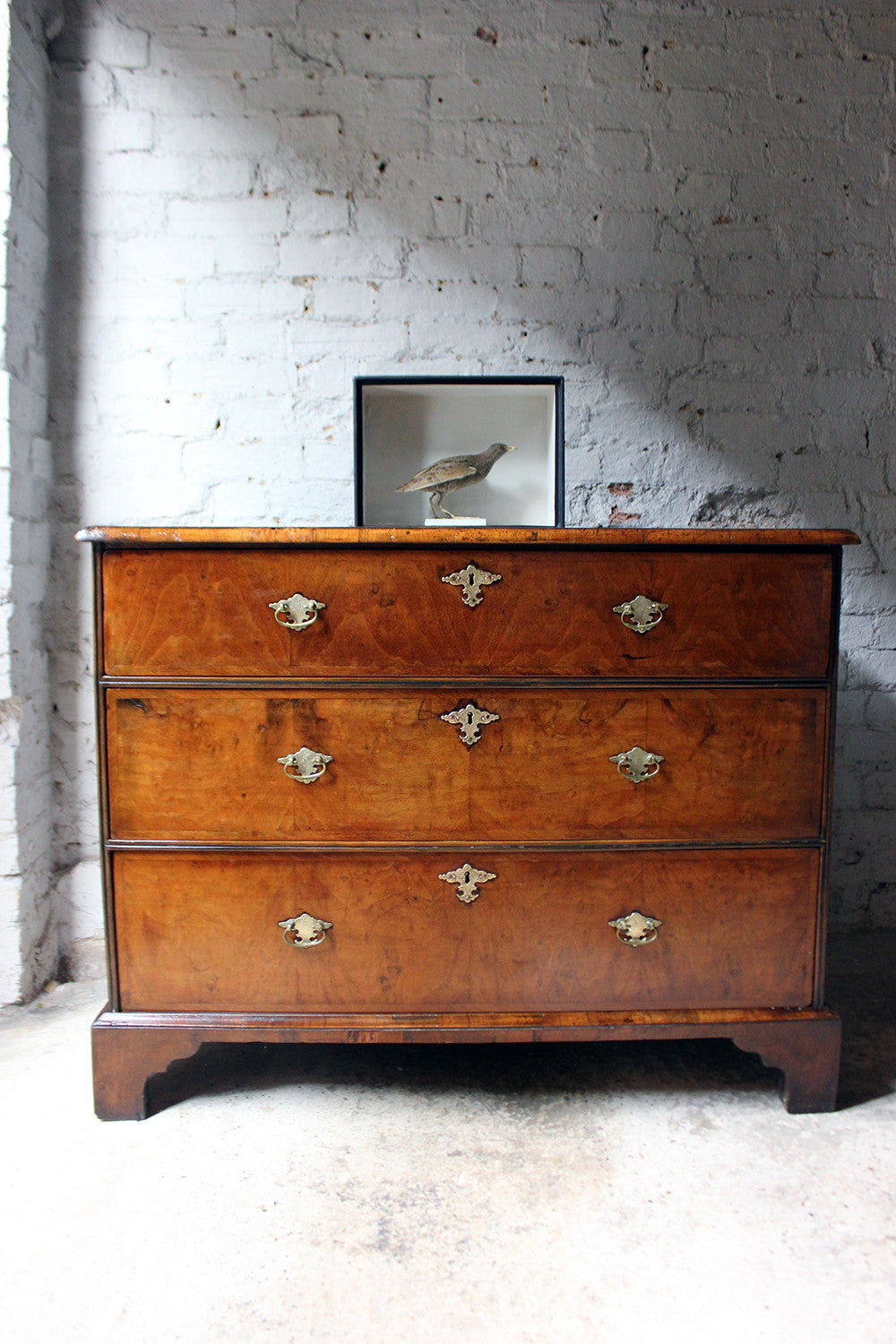 A Delightful Queen Anne Period Walnut Chest of Drawers c.1710
