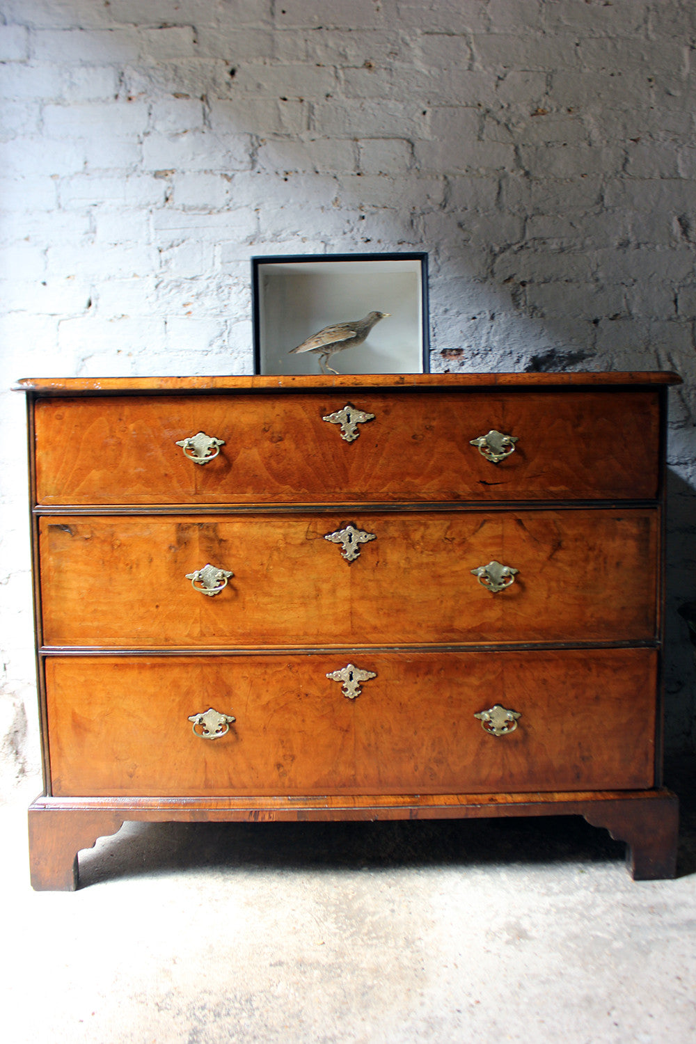 A Delightful Queen Anne Period Walnut Chest of Drawers c.1710