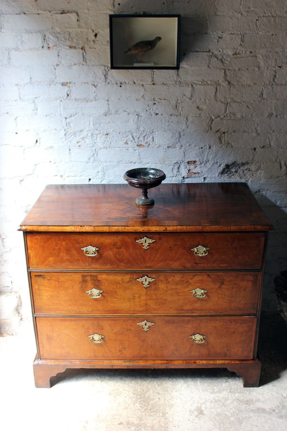 A Delightful Queen Anne Period Walnut Chest of Drawers c.1710