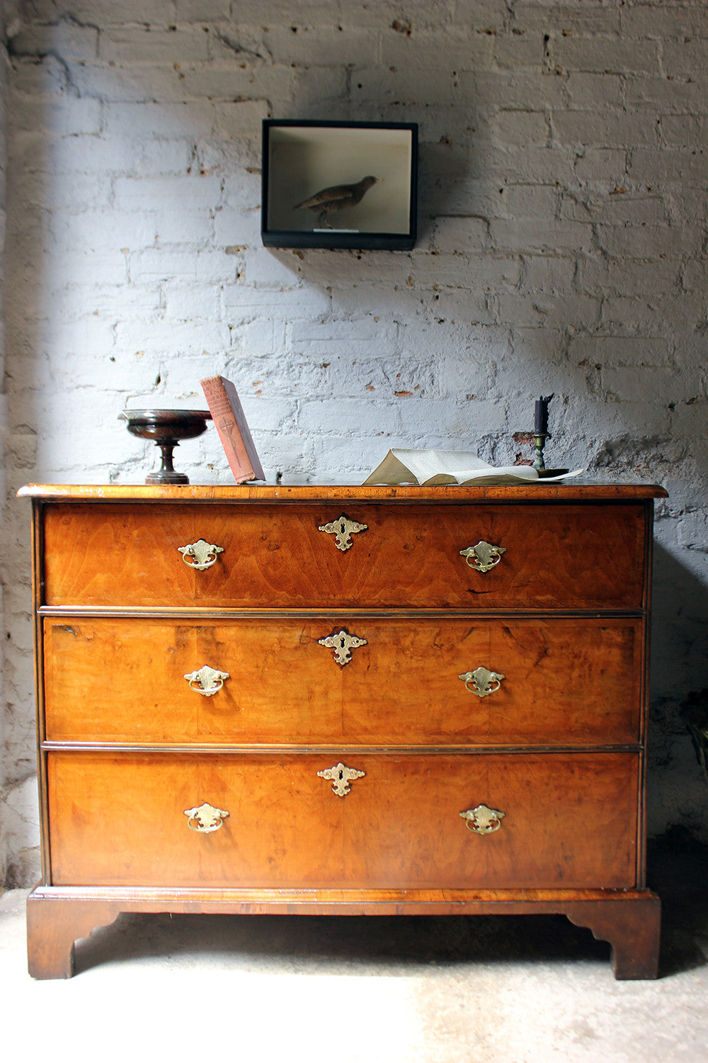 A Delightful Queen Anne Period Walnut Chest of Drawers c.1710