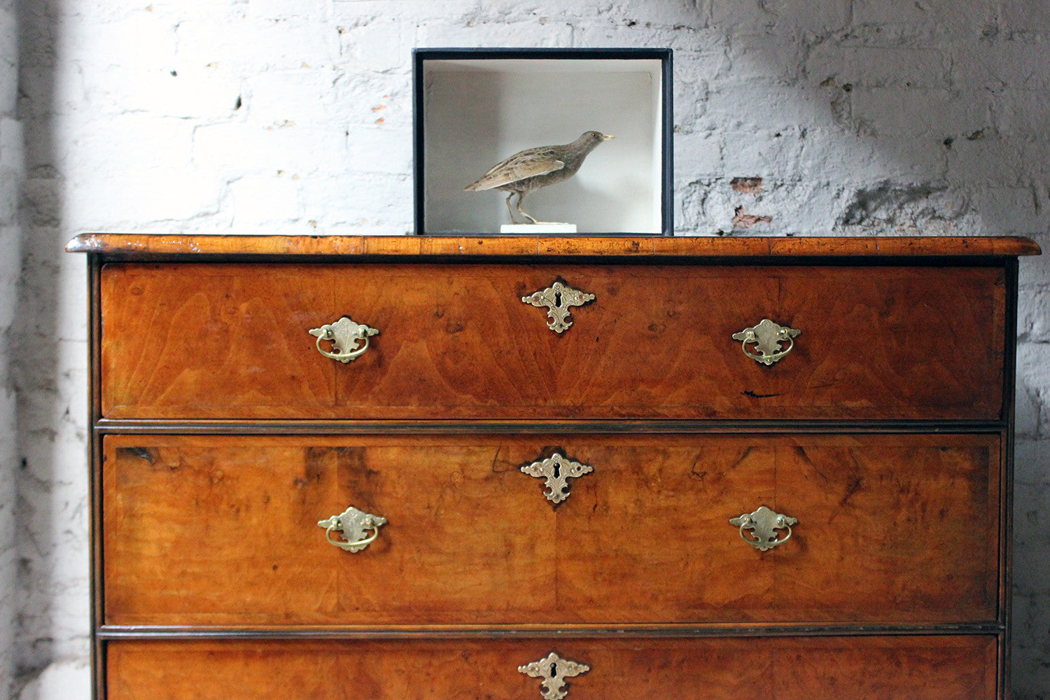 A Delightful Queen Anne Period Walnut Chest of Drawers c.1710