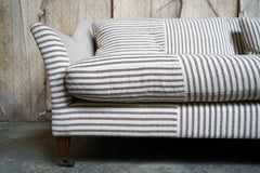 A Contemporary Recoire Franceis Three-Seater Sofa Upholstered in Guy Goodfellow