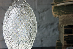 A Fine Regency Cut Glass & Silver Plate Decanter c.1810