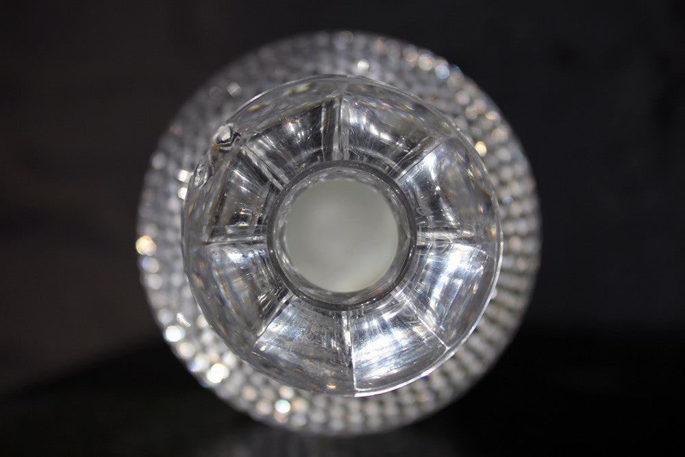 A Fine Regency Cut Glass & Silver Plate Decanter c.1810