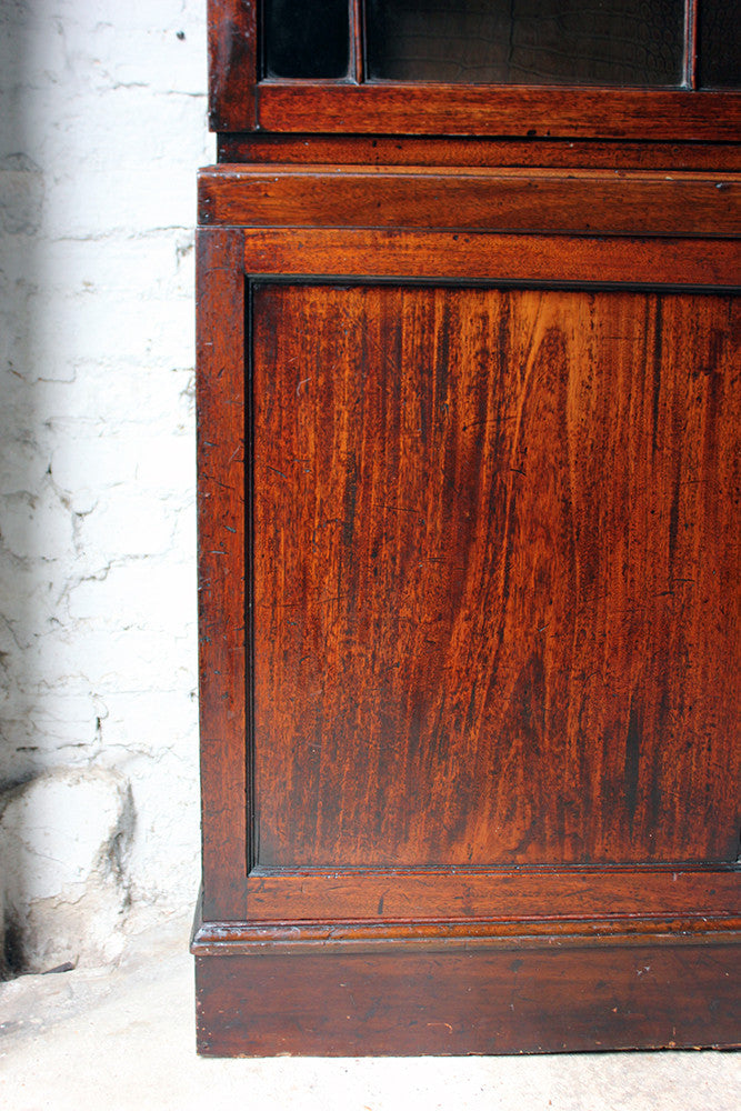 A Beautiful Regency Period Mahogany Astragal Glazed Bookcase c.1820
