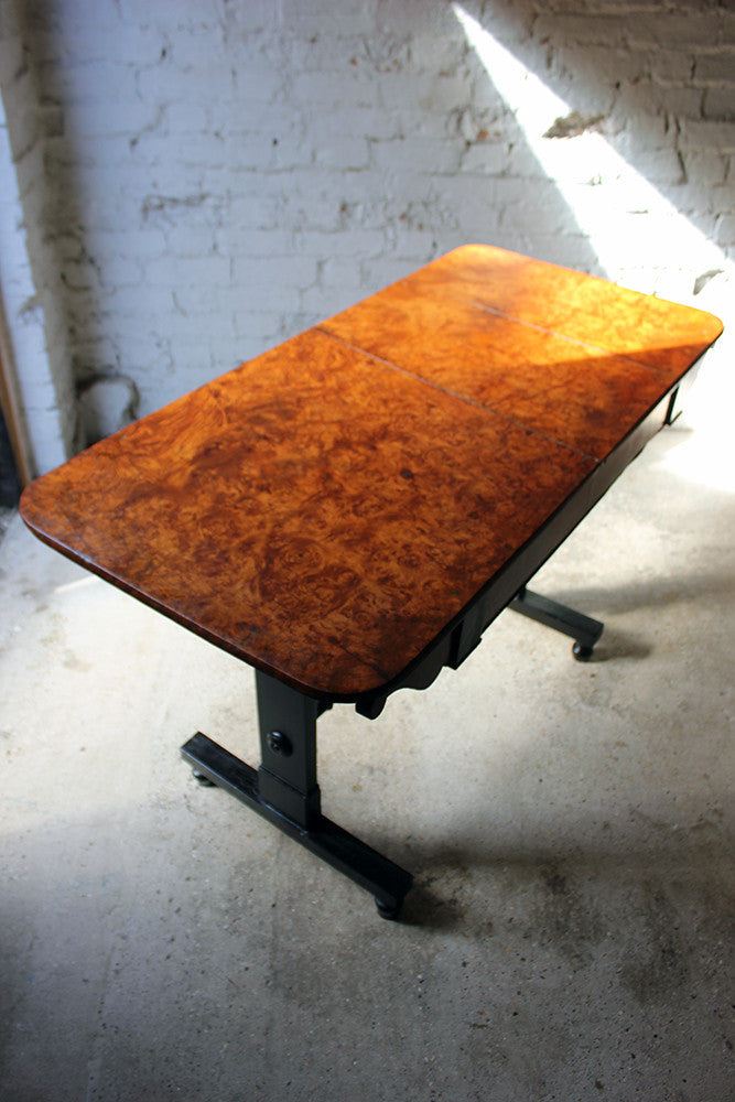 A Fine Regency Period Burr-Walnut & Solid Ebony Sofa or Centre Table c.1810-20