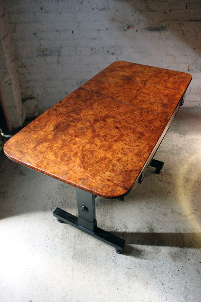 A Fine Regency Period Burr-Walnut & Solid Ebony Sofa or Centre Table c.1810-20