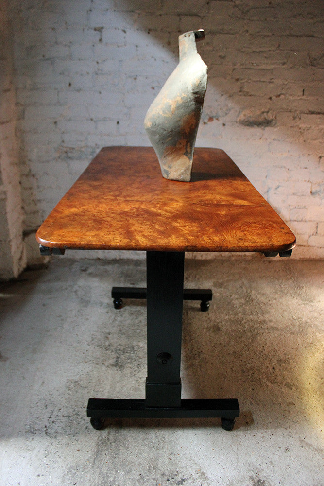 A Fine Regency Period Burr-Walnut & Solid Ebony Sofa or Centre Table c.1810-20