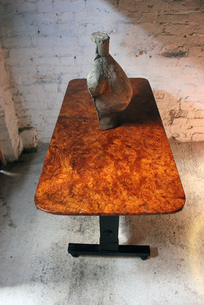 A Fine Regency Period Burr-Walnut & Solid Ebony Sofa or Centre Table c.1810-20