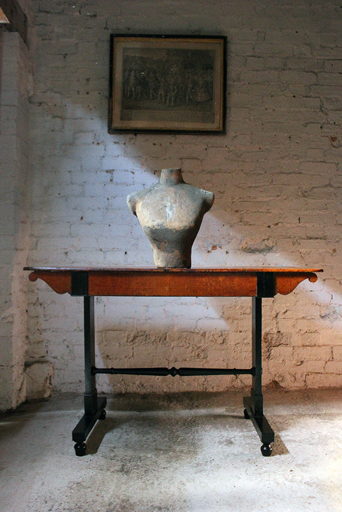 A Fine Regency Period Burr-Walnut & Solid Ebony Sofa or Centre Table c.1810-20