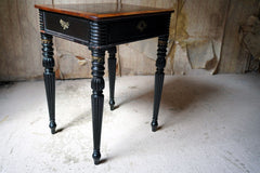 A Fine Late Regency/William IV Period Rosewood & Ebonised Side Table c.1825-35