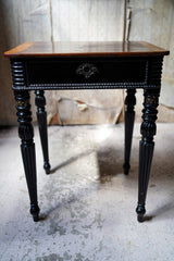 A Fine Late Regency/William IV Period Rosewood & Ebonised Side Table c.1825-35