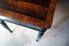 A Fine Late Regency Period Rosewood & Ebonised Side Table c.1825-35