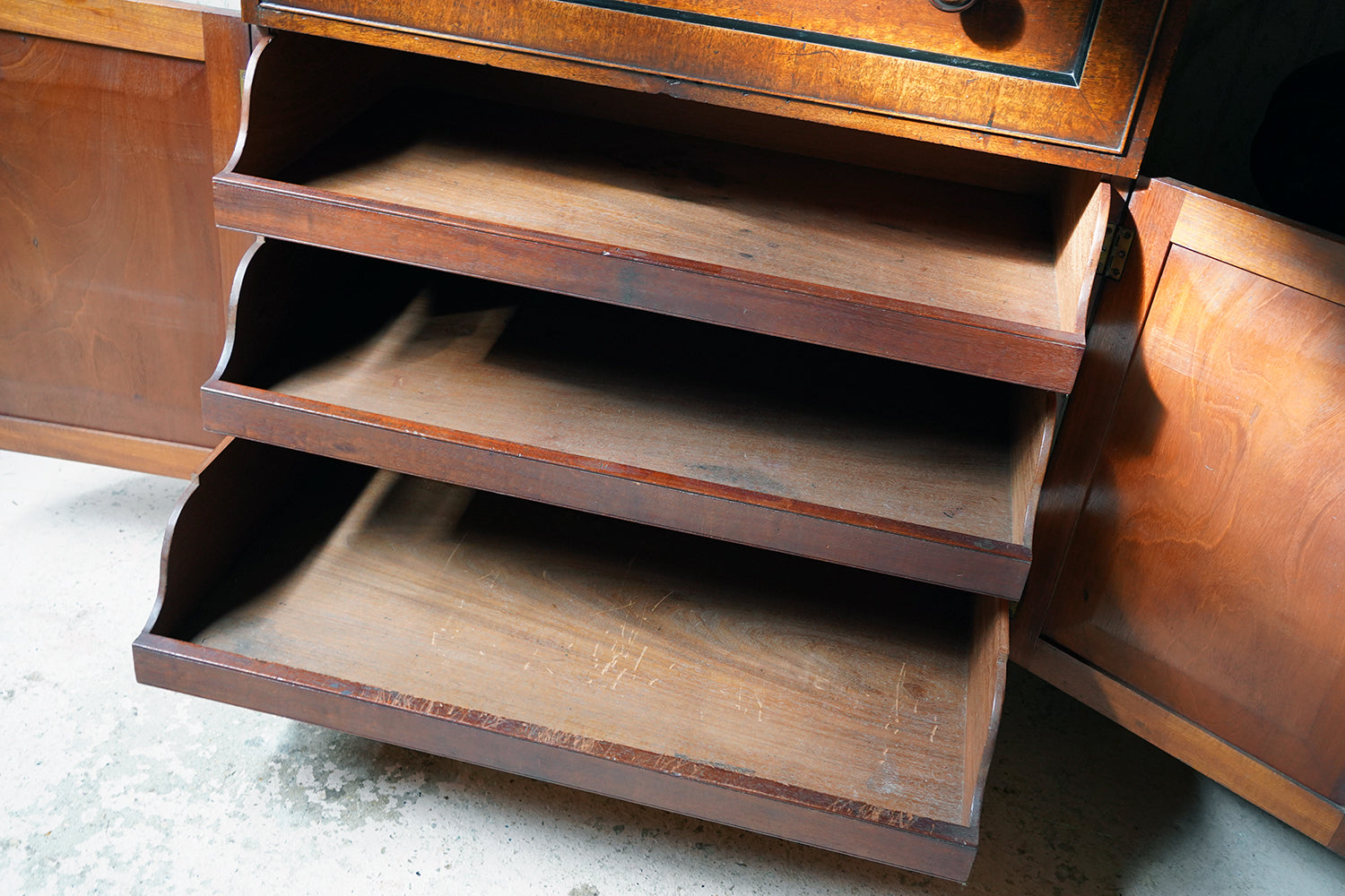 A Good Quality Regency Mahogany Secretaire Bookcase c.1825-30