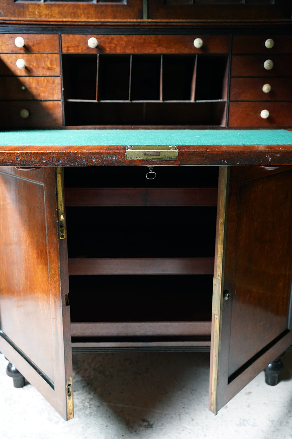 A Good Quality Regency Mahogany Secretaire Bookcase c.1825-30
