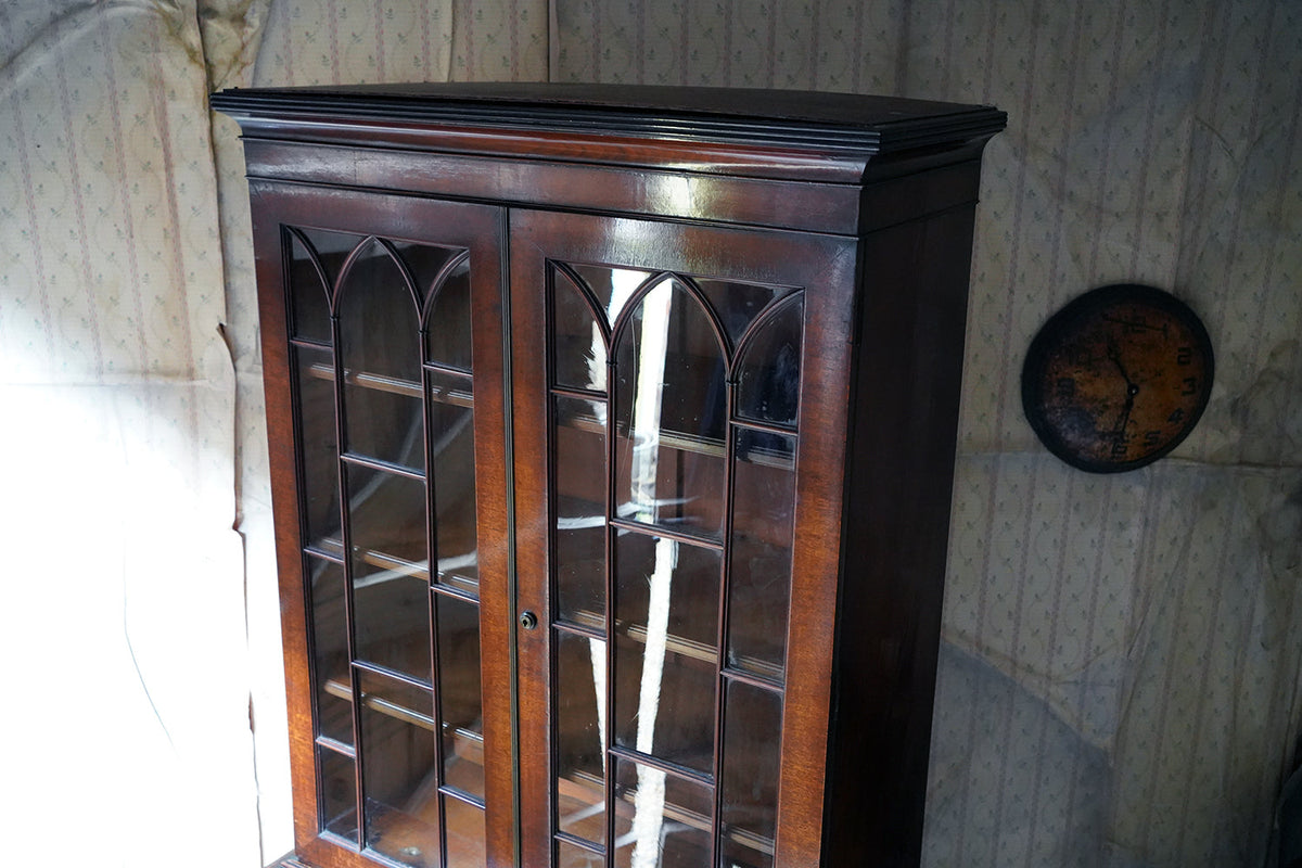 A Good Quality Regency Mahogany Secretaire Bookcase c.1825-30