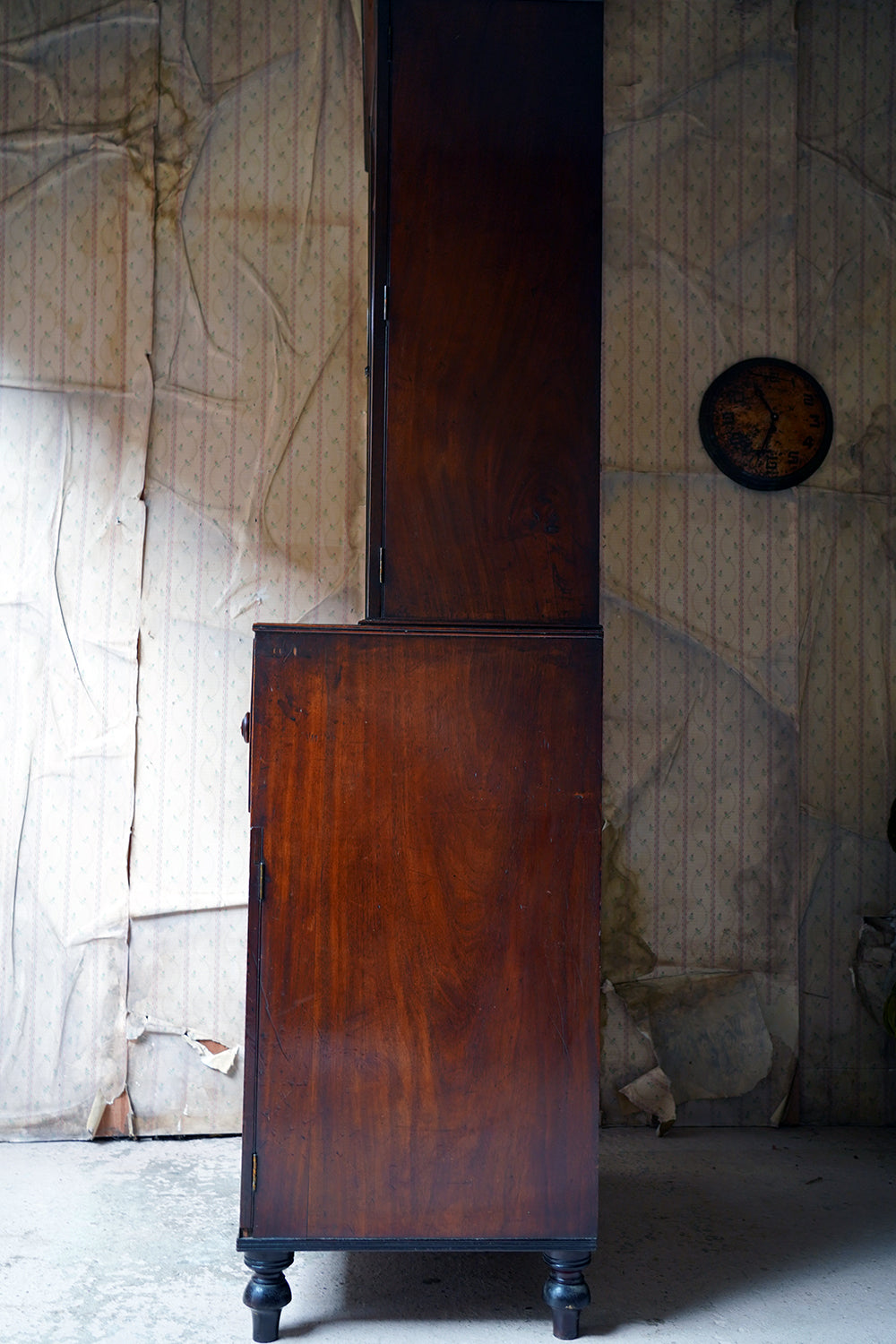 A Good Quality Regency Mahogany Secretaire Bookcase c.1825-30