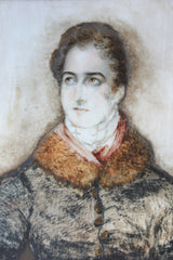A Good Regency Period Watercolour Portrait Miniature on Ivory of a Gentleman Dated to 1820