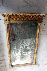 A Distressed Regency Period Giltwood Pier Mirror c.1820
