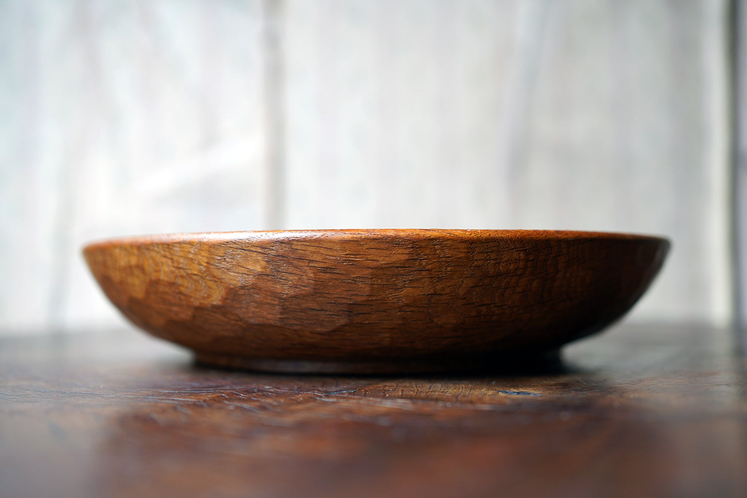 A Carved Oak 'Mouseman' Fruit Bowl by Robert Mouseman Thompson (1876-1955)