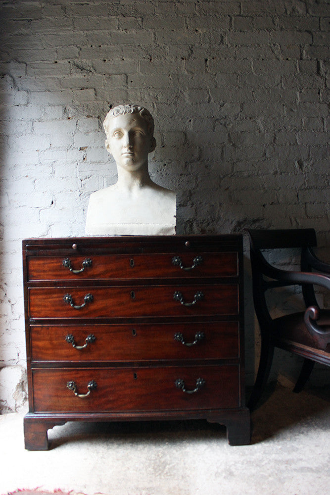 A Decorative c.1900 Classical Plaster Portrait Bust of a Roman Gentleman