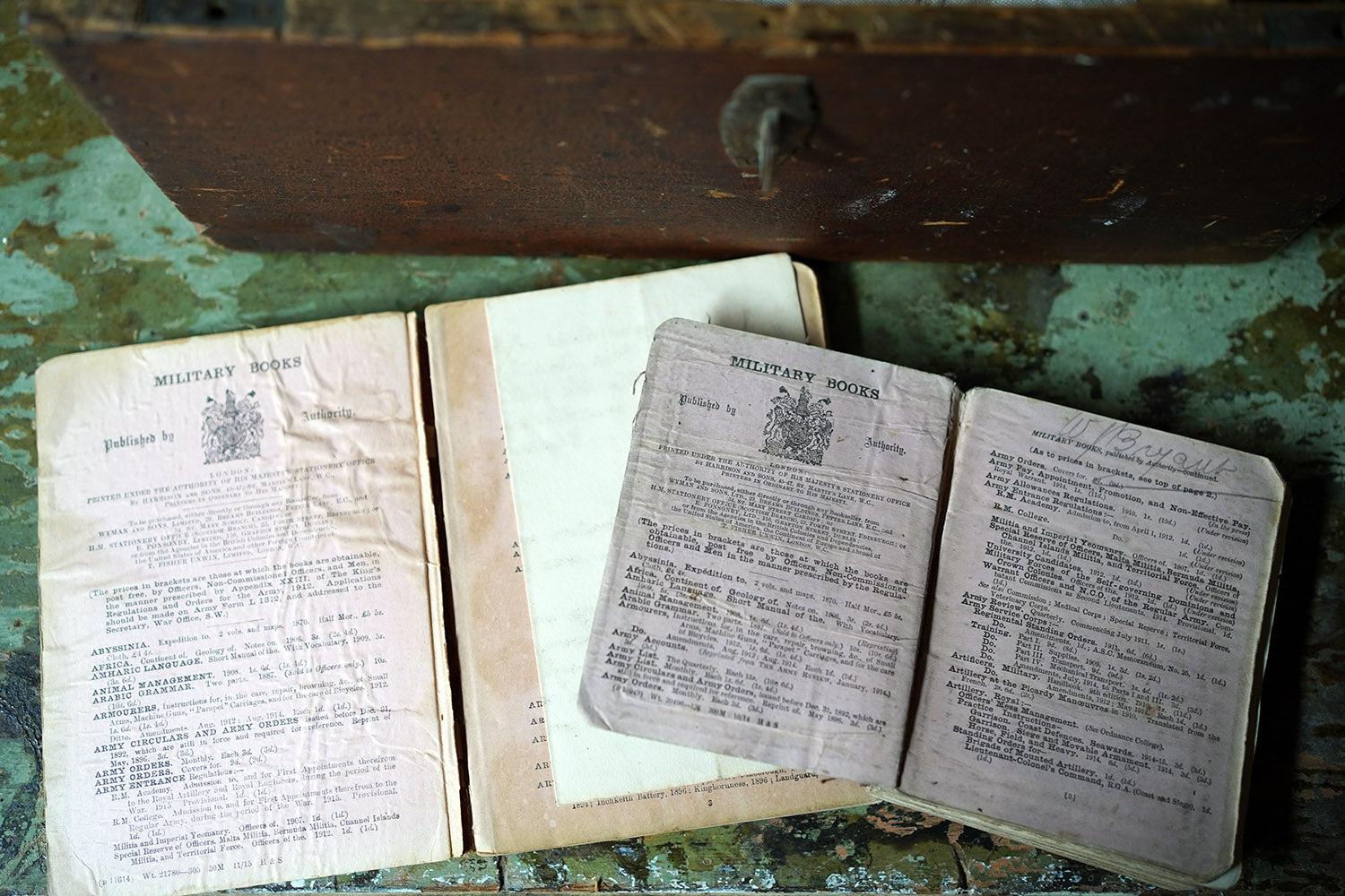 A Boer War Period Pine Officer's Box & Artefacts; S. Shirley Royal Engineers c.1900