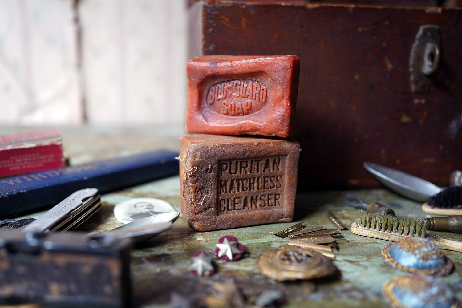 A Boer War Period Pine Officer's Box & Artefacts; S. Shirley Royal Engineers c.1900