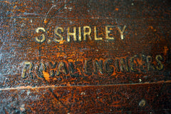 A Boer War Period Pine Officer's Box & Artefacts; S. Shirley Royal Engineers c.1900