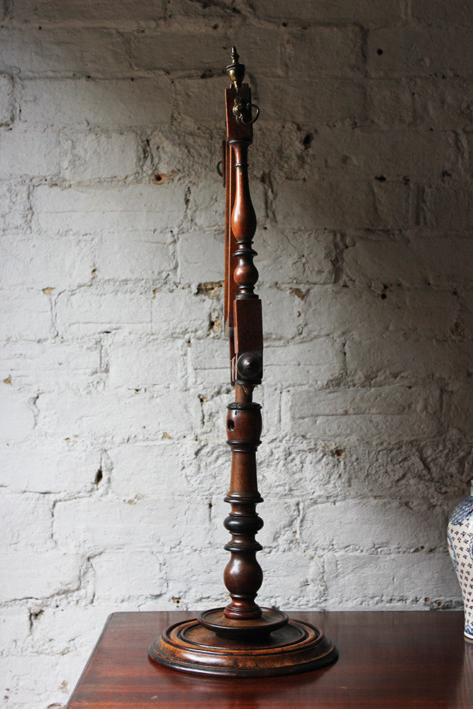 A Fine George III Mahogany & Ebonised Gentleman's Shaving Mirror c.1825