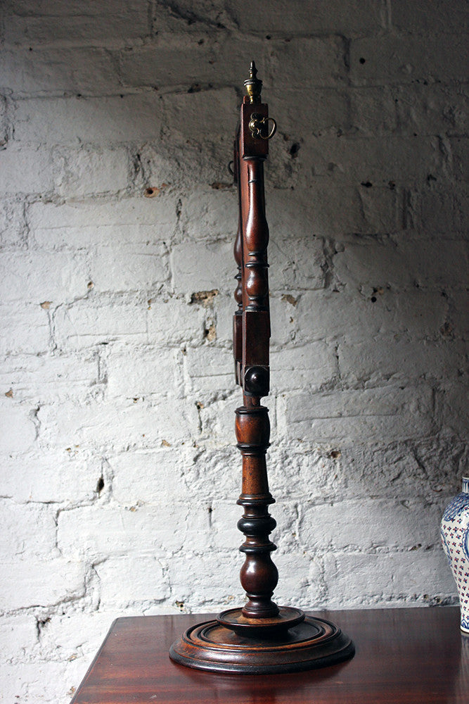 A Fine George III Mahogany & Ebonised Gentleman's Shaving Mirror c.1825