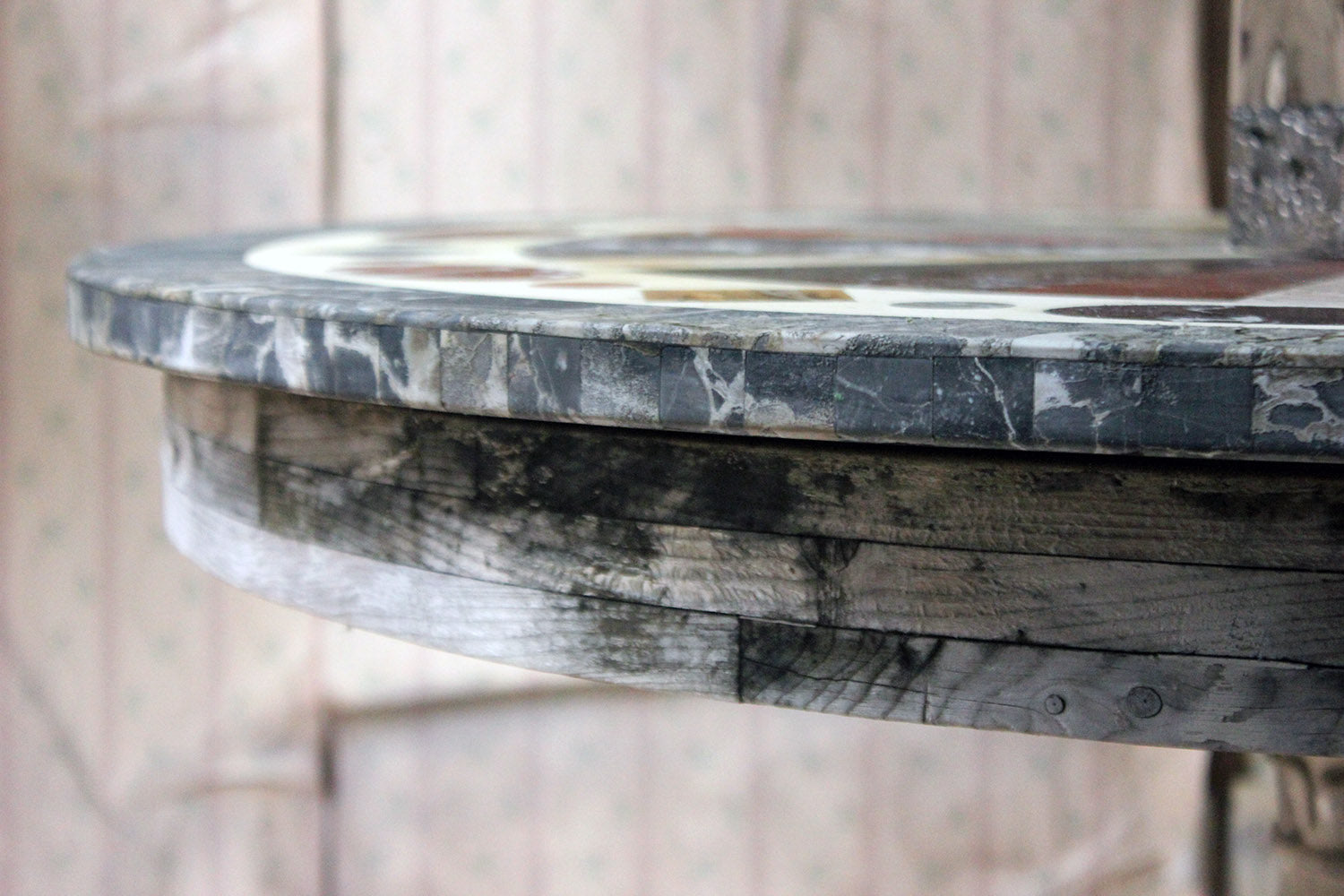 A 19thC Italian Painted & Specimen Marble Topped Centre Table c.1890; The Estate of Sir David Tang