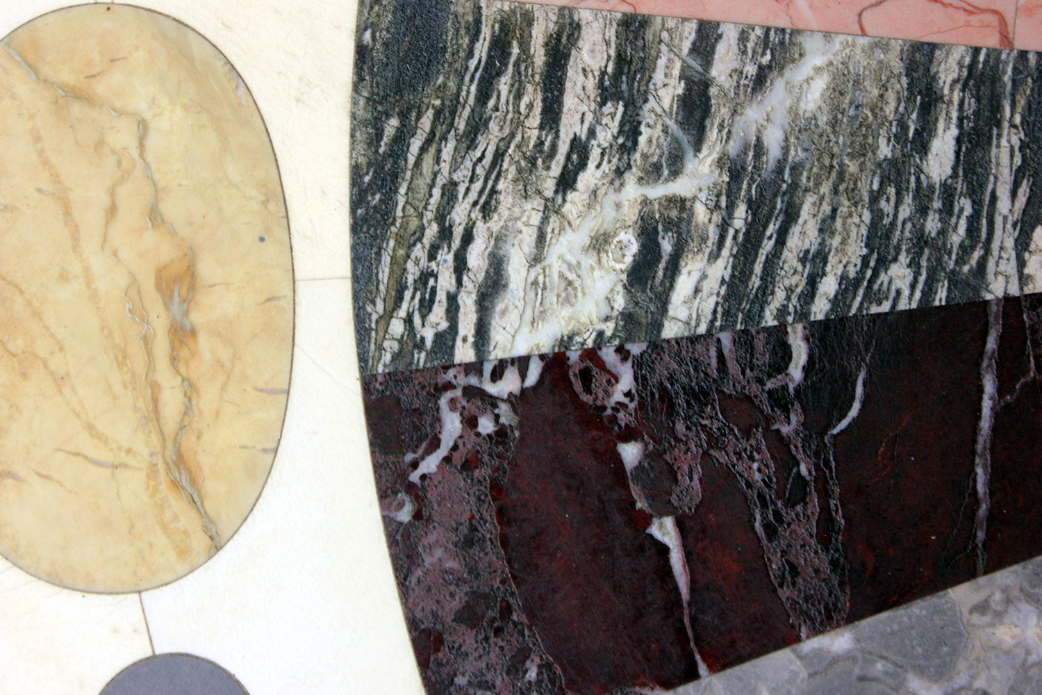 A 19thC Italian Painted & Specimen Marble Topped Centre Table c.1890; The Estate of Sir David Tang