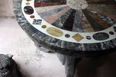 A 19thC Italian Painted & Specimen Marble Topped Centre Table c.1890; The Estate of Sir David Tang