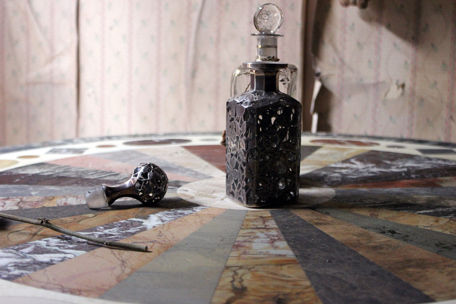 A 19thC Italian Painted & Specimen Marble Topped Centre Table c.1890; The Estate of Sir David Tang