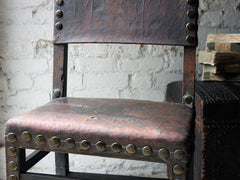 A Decorative 17thC Spanish Walnut Baroque Period Side Chair